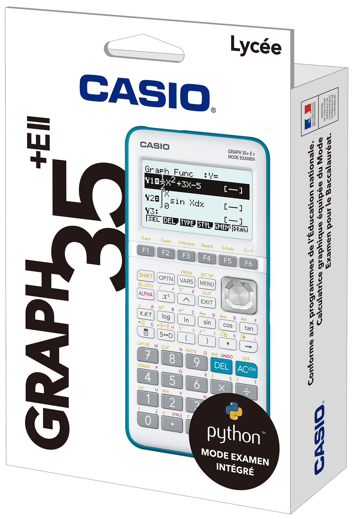 Calculatrice graphique Casio GRAPH 35+ E II PYTHON couleur Autre en